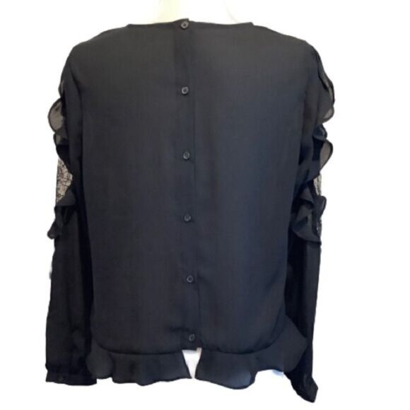 CLEO PETITES LONG SLEEVE TOP SIZE MP  - Picture 2 of 8